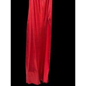 Women's Drag Halter Dress Costume Theatre Sparkle Shimmer Dress X-Tall Slit